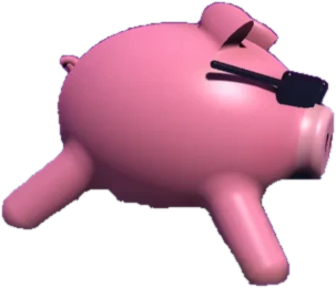 Piggy, tap to pet